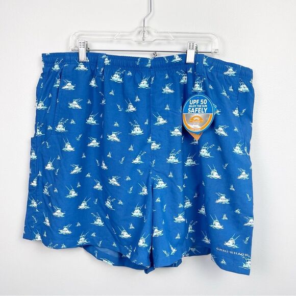 NWT COLUMBIA Men's PFG Super Backcast™ Swim Trunks 
Size XXL
6” inseam - Picture 2 of 9